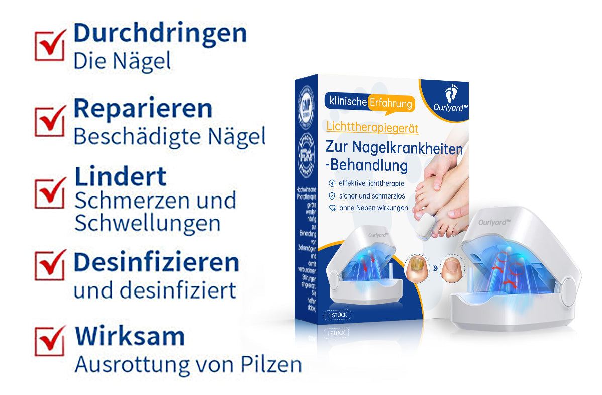 đ„đ„Ourlyardâą LeistungsfĂ€higes LichttherapiegerĂ€t zur Behandlung von Nagelerkrankungen