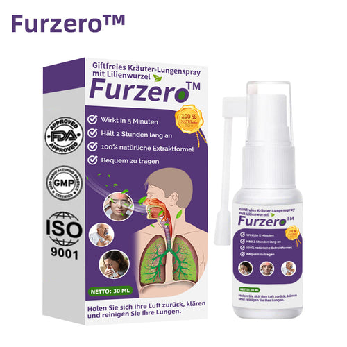 Furzero™️ Lungen-Spray mit Lilienwurzel-Kräuterextrakten