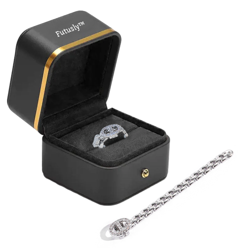 Futusly™ Titanium Ion Magnetology Lymphvity Detox Ring (verstellbare Größe)