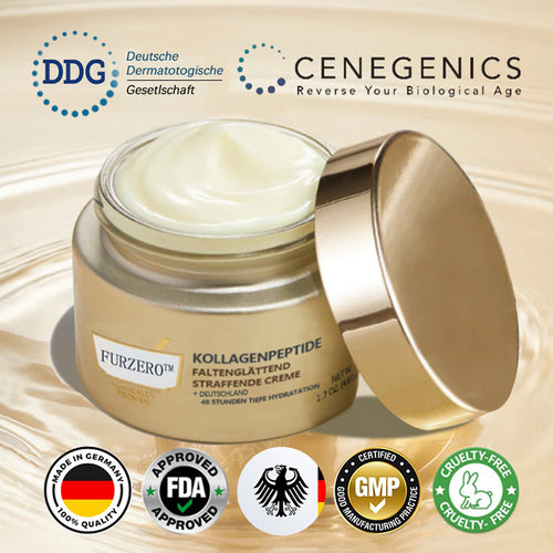 Furzero™ Premium Straffende Kollagen Peptid Creme: Effektive Lösung gegen Falten & Hauterschlaffung (Bekämpft Falten & Hauterschlaffung) 🔥 LETZTER TAG SALE 70% RABATT