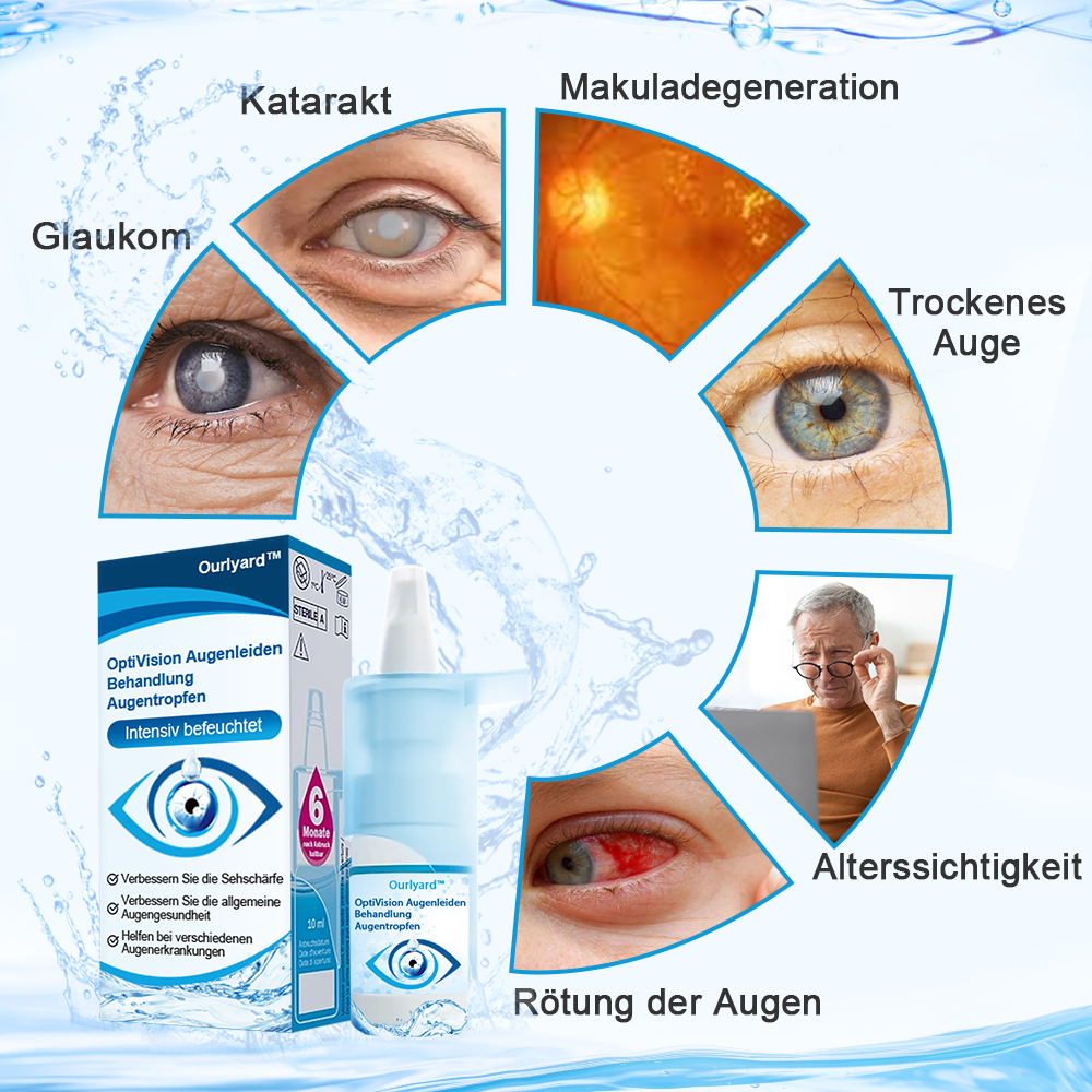 Ourlyard™ OptiVision Augenprobleme Behandlung Augentropfen