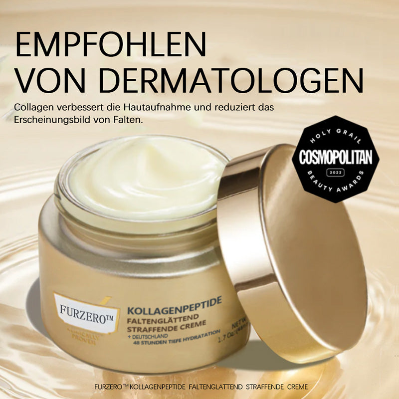 Furzero™ Premium Straffende Kollagen Peptid Creme: Effektive Lösung gegen Falten & Hauterschlaffung (Bekämpft Falten & Hauterschlaffung) 🔥 LETZTER TAG SALE 70% RABATT
