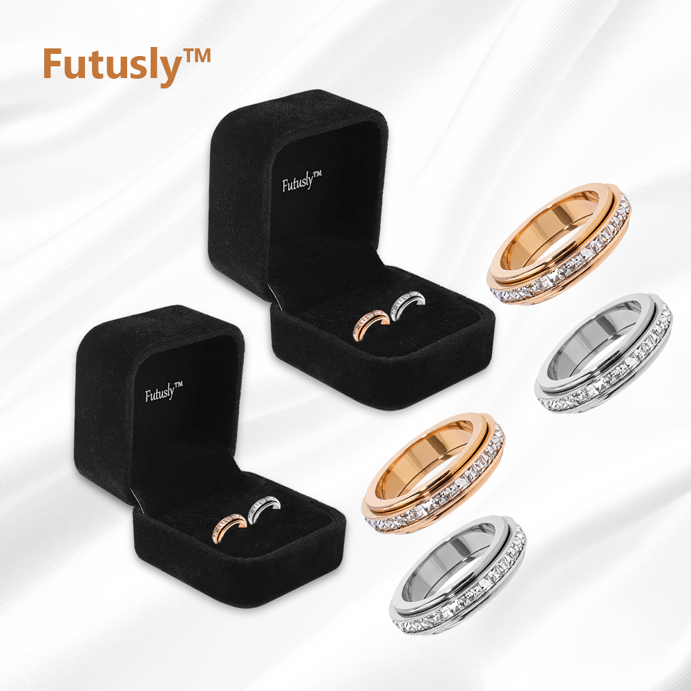 Futusly™ Lymphatischer Detox Pavé Spinner Ring