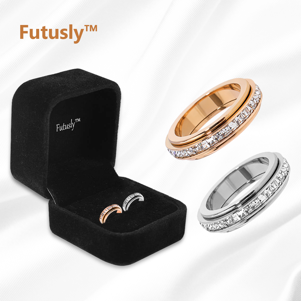 Futusly™ Lymphatischer Detox Pavé Spinner Ring
