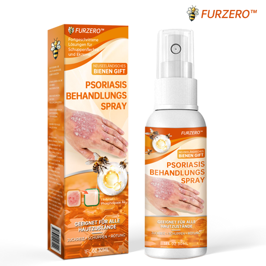 🔥🔥Furzero™ Neuseeland Bienengift Psoriasis Behandlungsspray (Für alle Hautzustände geeignet)