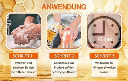 Furzero™ Bienengift- und Kurkuma-Gelenk- und Knochenschmerzlinderungs-Spray (Spezialisiert auf Gelenk- und Arthritisbeschwerden & empfohlen von der AAOS)