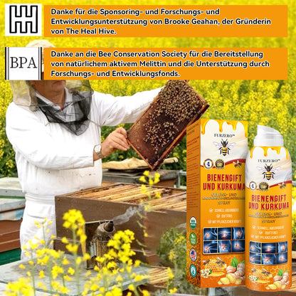 Furzero™ Bienengift- und Kurkuma-Gelenk- und Knochenschmerzlinderungs-Spray (Spezialisiert auf Gelenk- und Arthritisbeschwerden & empfohlen von der AAOS)