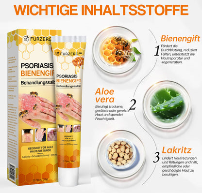 🐝🐝Furzero™ Neuseeland Bienengift Psoriasis-Behandlungscreme (Geeignet für alle Hautbedingungen)