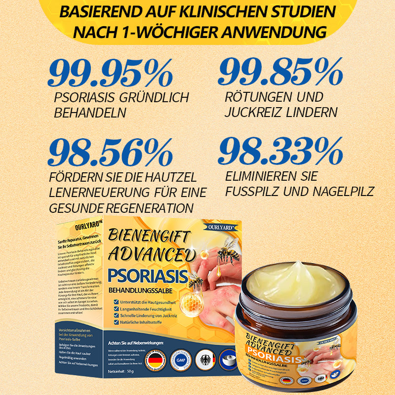 🌿Ourlyard™ Bienengift Advanced Psoriasis Behandlungssalbe (👨Vom Arzt empfohlen)