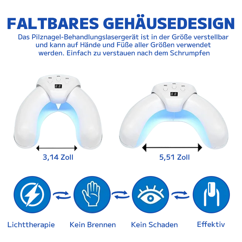 Furzero™ Effektive Pilz-Nagel-Behandlungs-Lasergerät-