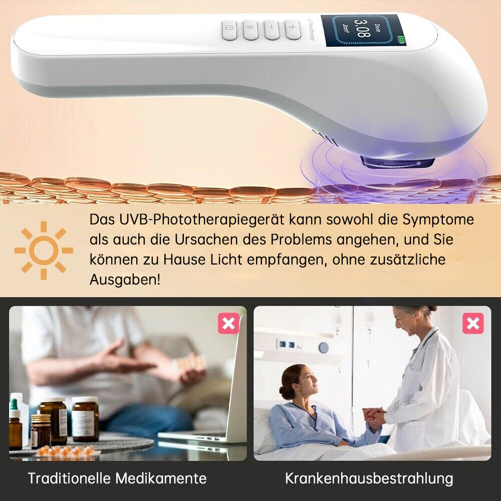 🔥🔥Ourlyard™ Psoriasis-Handgerät-UVB-Phototherapielampe (geeignet für alle Hauttypen)