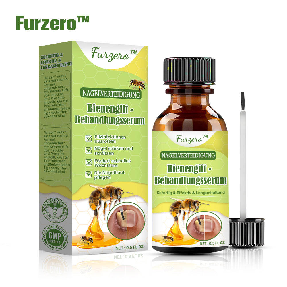 ✨Furzero™ Nagelverteidigung Bienengift-Behandlungsserum