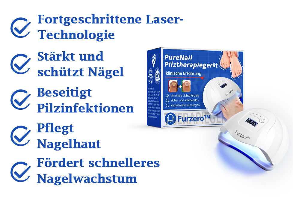 🌈Furzero™ PureNail Pilz-Lasertherapiegerät