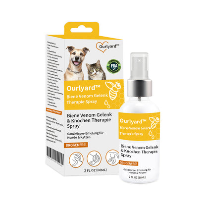 Ourlyard™  Biene Venom Gelenk & Knochen Therapie Spray (Ganz Körper Erholung für Hunde & Katzen)