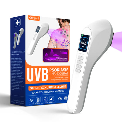 🔥🔥Ourlyard™ Psoriasis-Handgerät-UVB-Phototherapielampe (geeignet für alle Hauttypen)