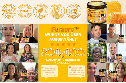 👩‍⚕️✅Furzero™ Bienengift- und Kurkuma-Gelenk- und Knochenschmerzlinderungscreme (Spezialisiert auf Gelenk- und Arthritisbeschwerden & empfohlen von der AAOS)