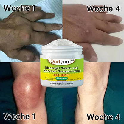 🍀🍀 Ourlyard™ Bienengift Gelenk- und Knochen-Therapie-Creme (Vollständige Körpererholung, reine natürliche Formel)