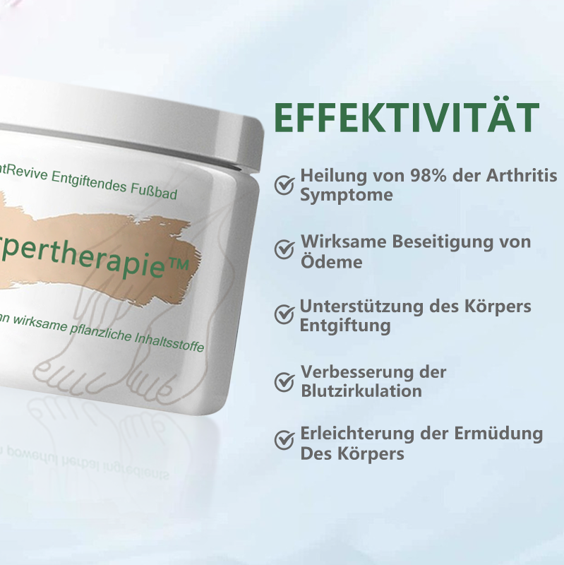 Körpertherapie™ JointRevive Entgiftendes Fußbad