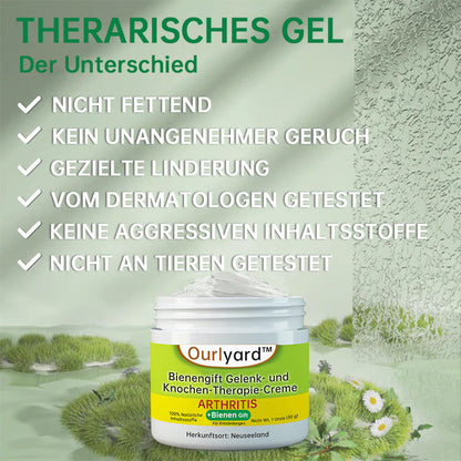 🍀🍀 Ourlyard™ Bienengift Gelenk- und Knochen-Therapie-Creme (Vollständige Körpererholung, reine natürliche Formel)