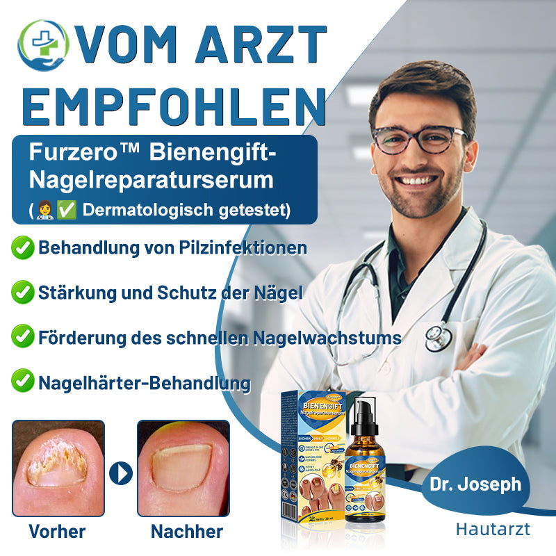 Furzero™ Bienengift-Nagelreparaturserum (👩‍⚕️✅ Dermatologisch getestet)🐝🐝