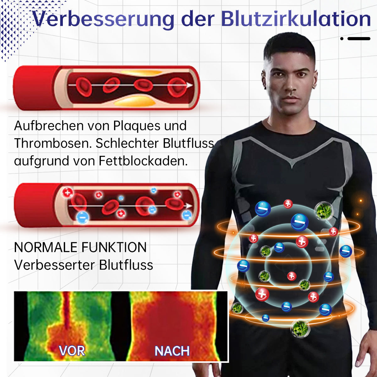 Sugoola™ Ferninfrarot Turmalin Magnetic Herren-Unterhemd