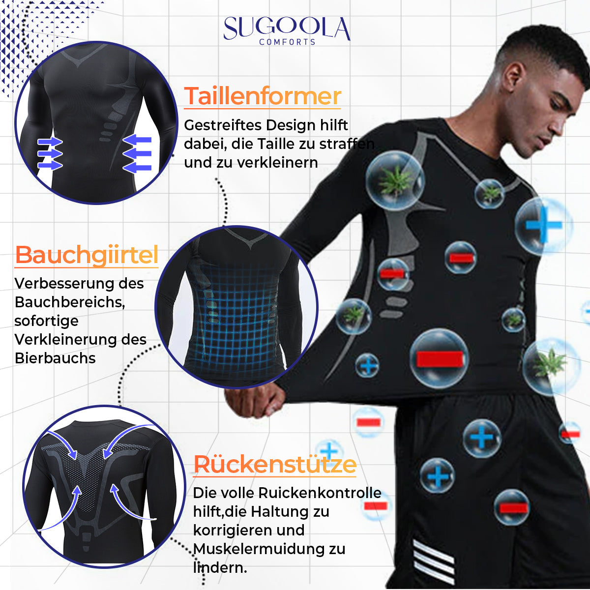 Sugoola™ Ferninfrarot Turmalin Magnetic Herren-Unterhemd