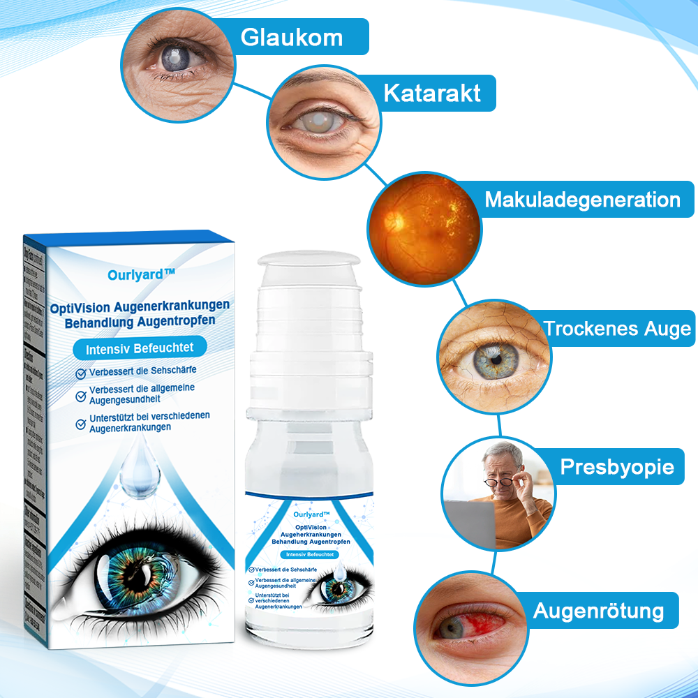 Ourlyard™ OptiVision  Augenerkrankungen  Behandlung Augentropfen