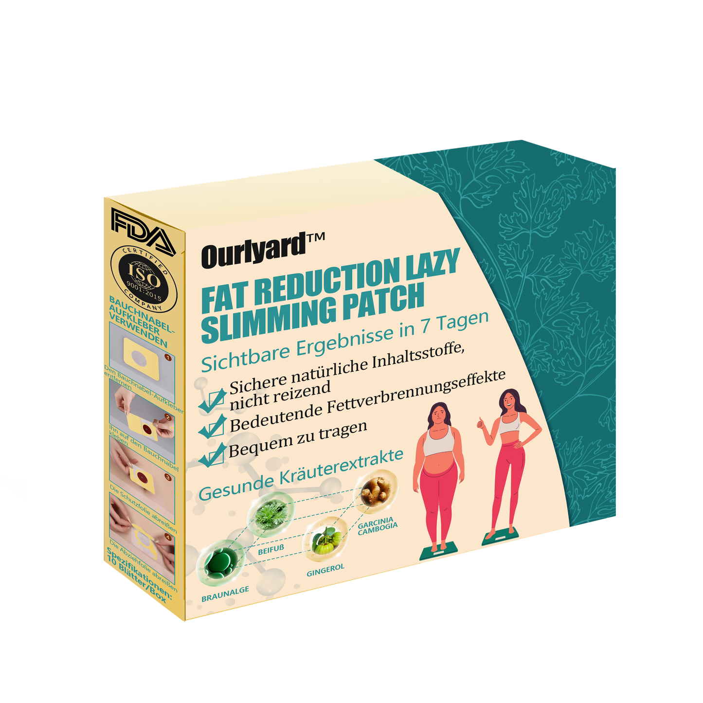 Ourlyard™ Fat reduction Lazy Slimming Patch（Ganzkörper-Fettreduktion, reine natürliche Formel）