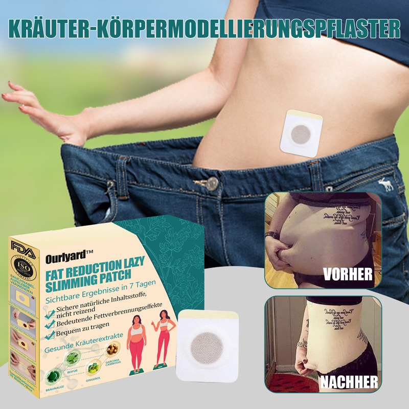 Ourlyard™ Fat reduction Lazy Slimming Patch（Ganzkörper-Fettreduktion, reine natürliche Formel）